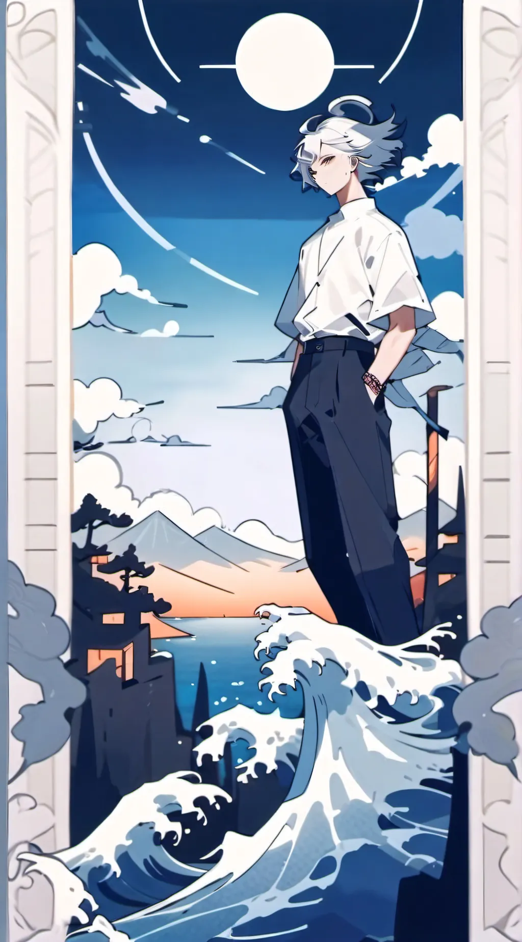 ai character: Юлиан background