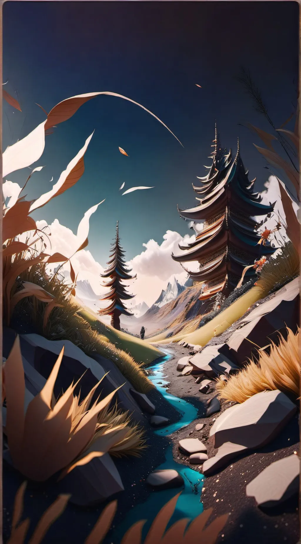 ai character: GRASS background