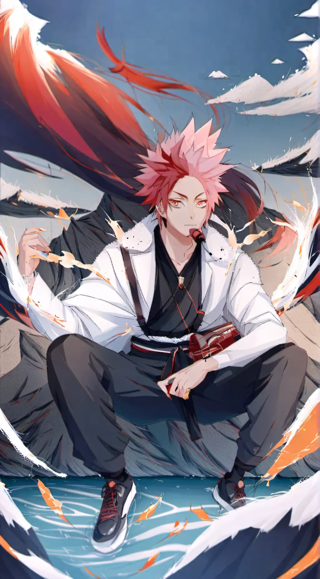 ai character: Kirishima Eijiro background