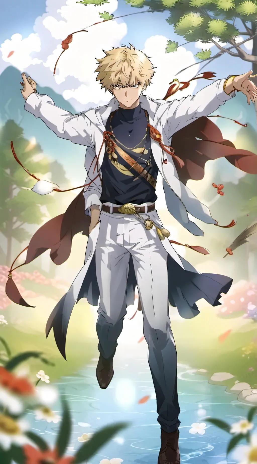 ai character: Bakugo dad background