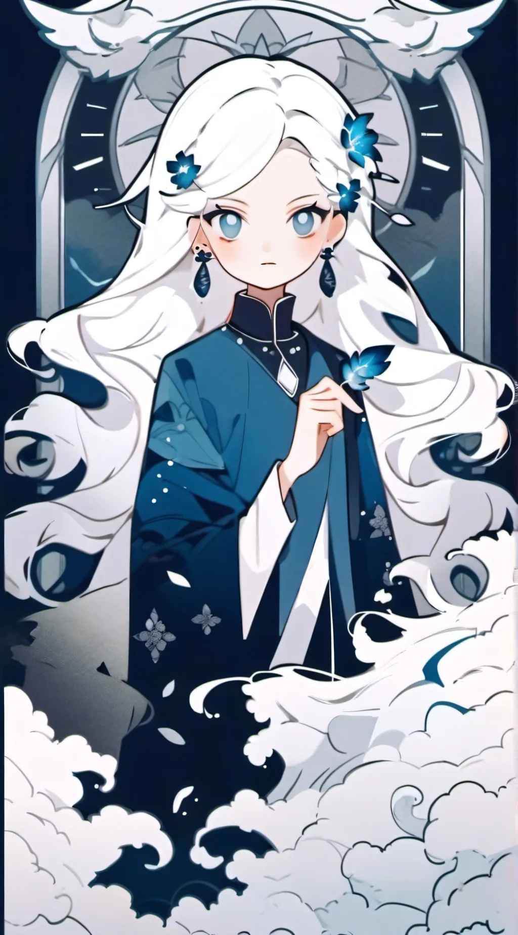 ai character: Dandyworld trip background