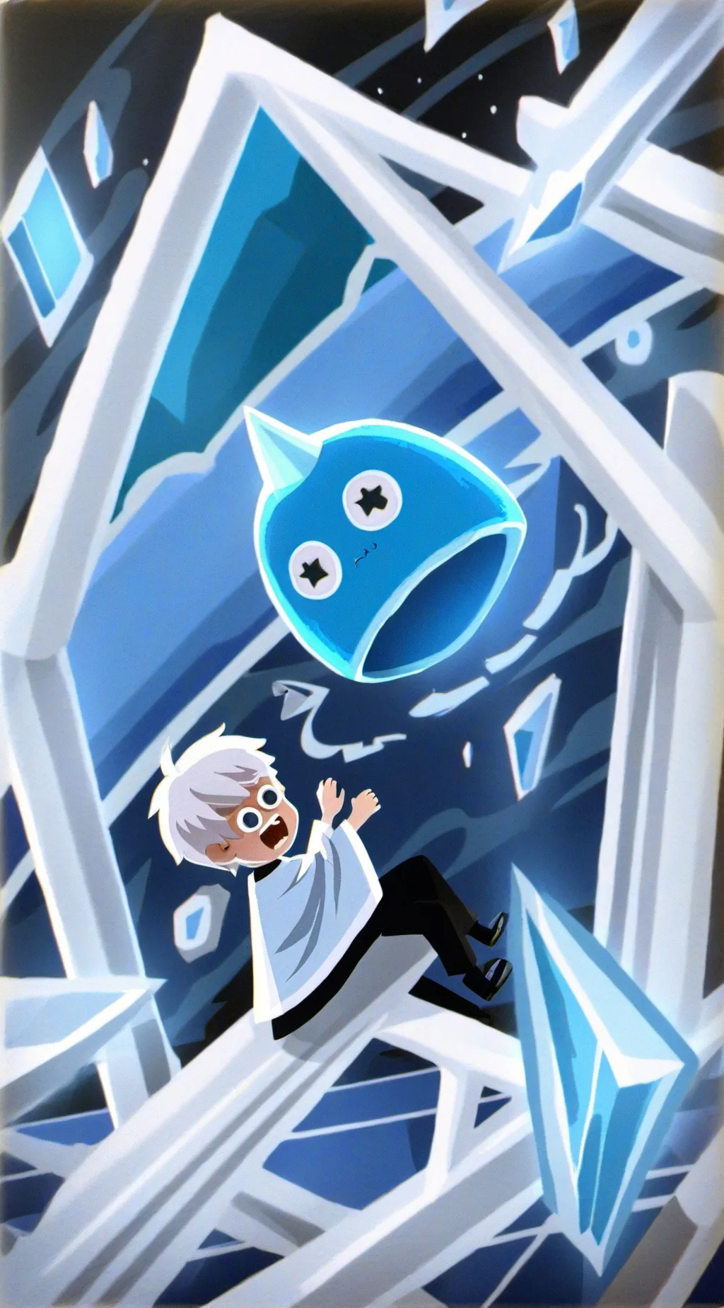 ai character: DAYCARE meme background