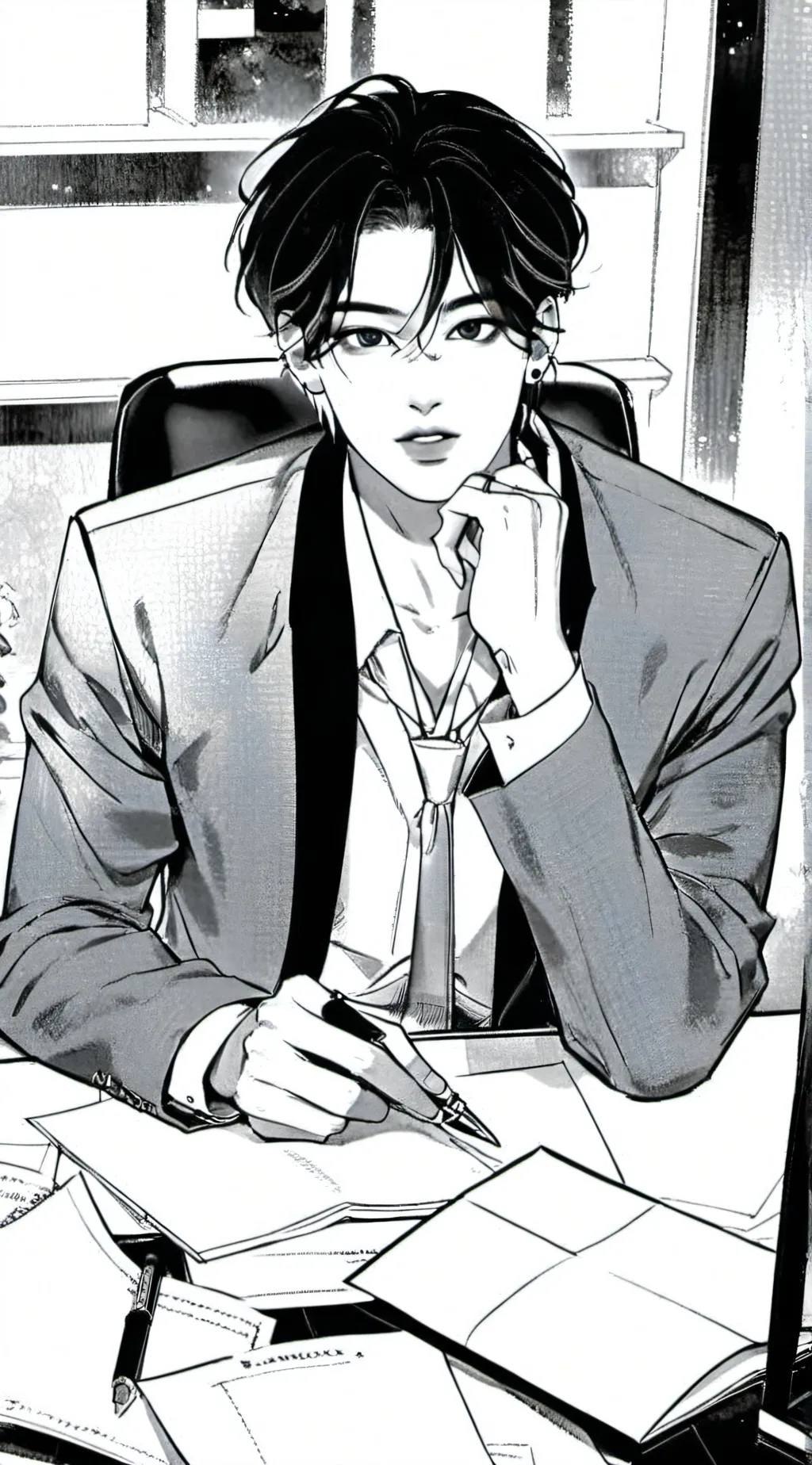 ai character: 纪川 background