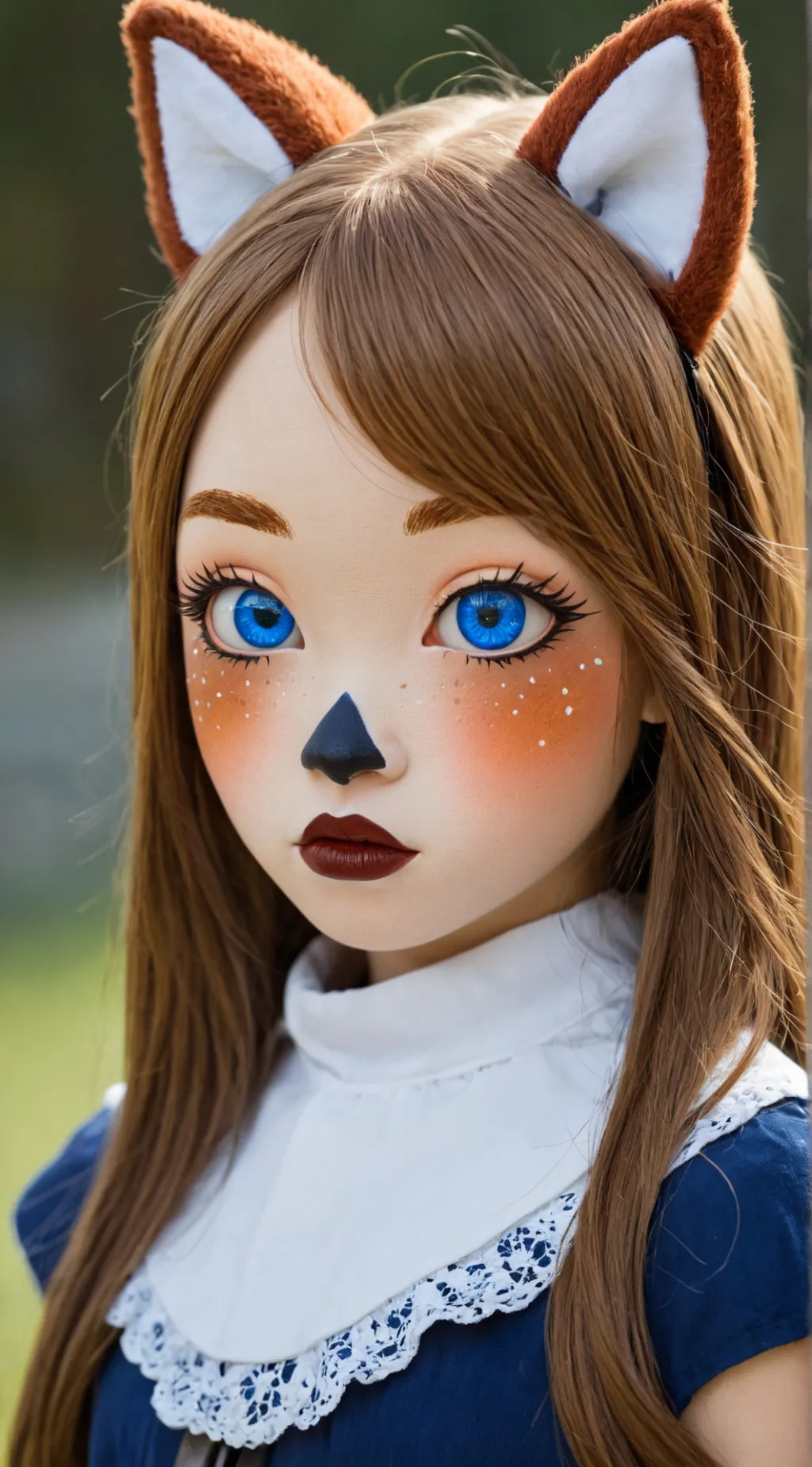 ai character: hazel background