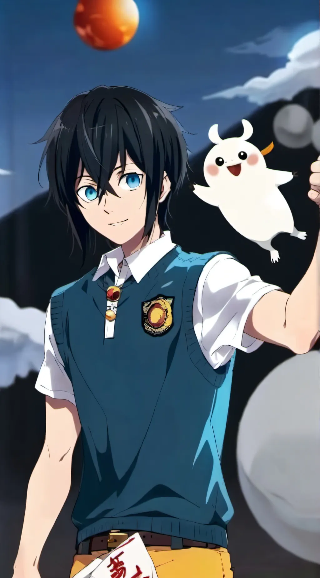 ai character: tokito muichiro  background