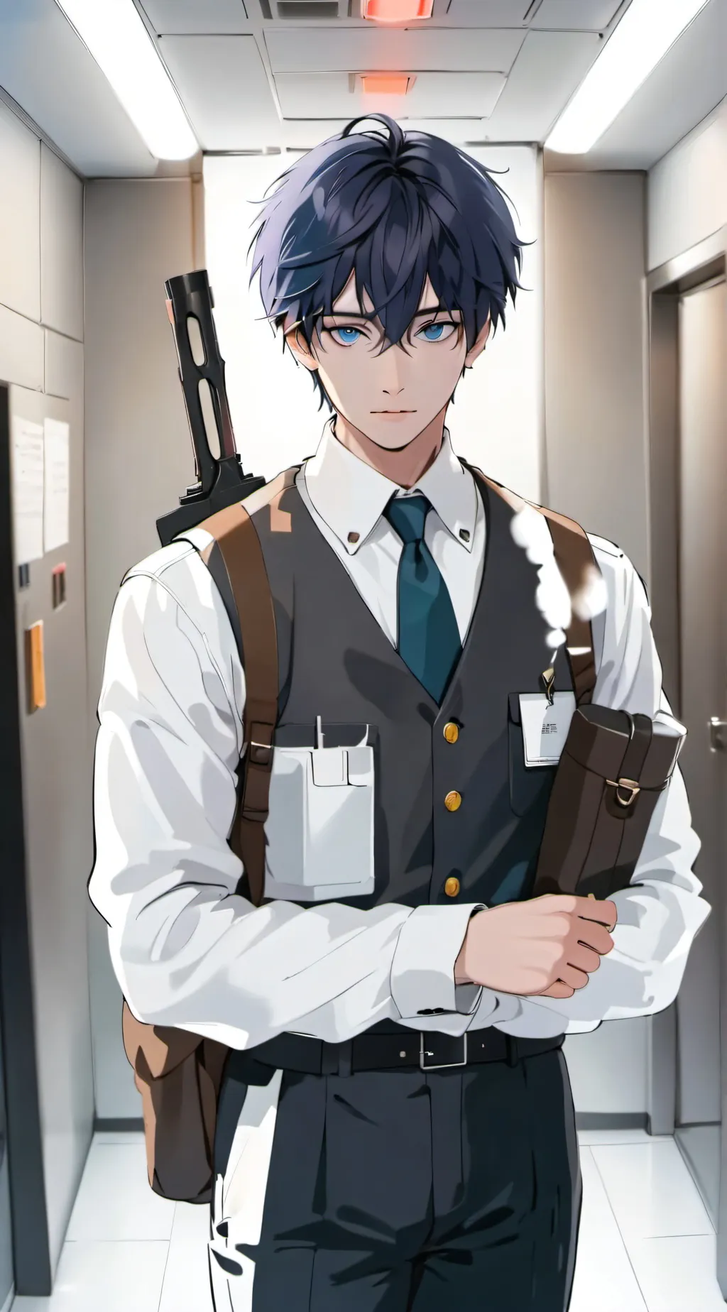 ai character: scp guard 2 background