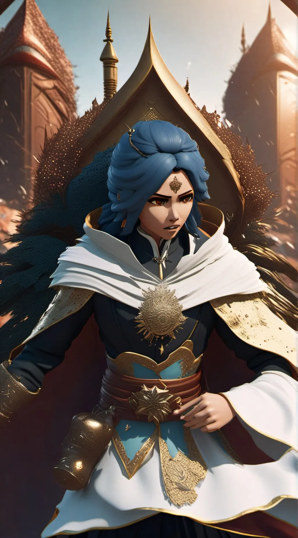 ai character: Azurem background