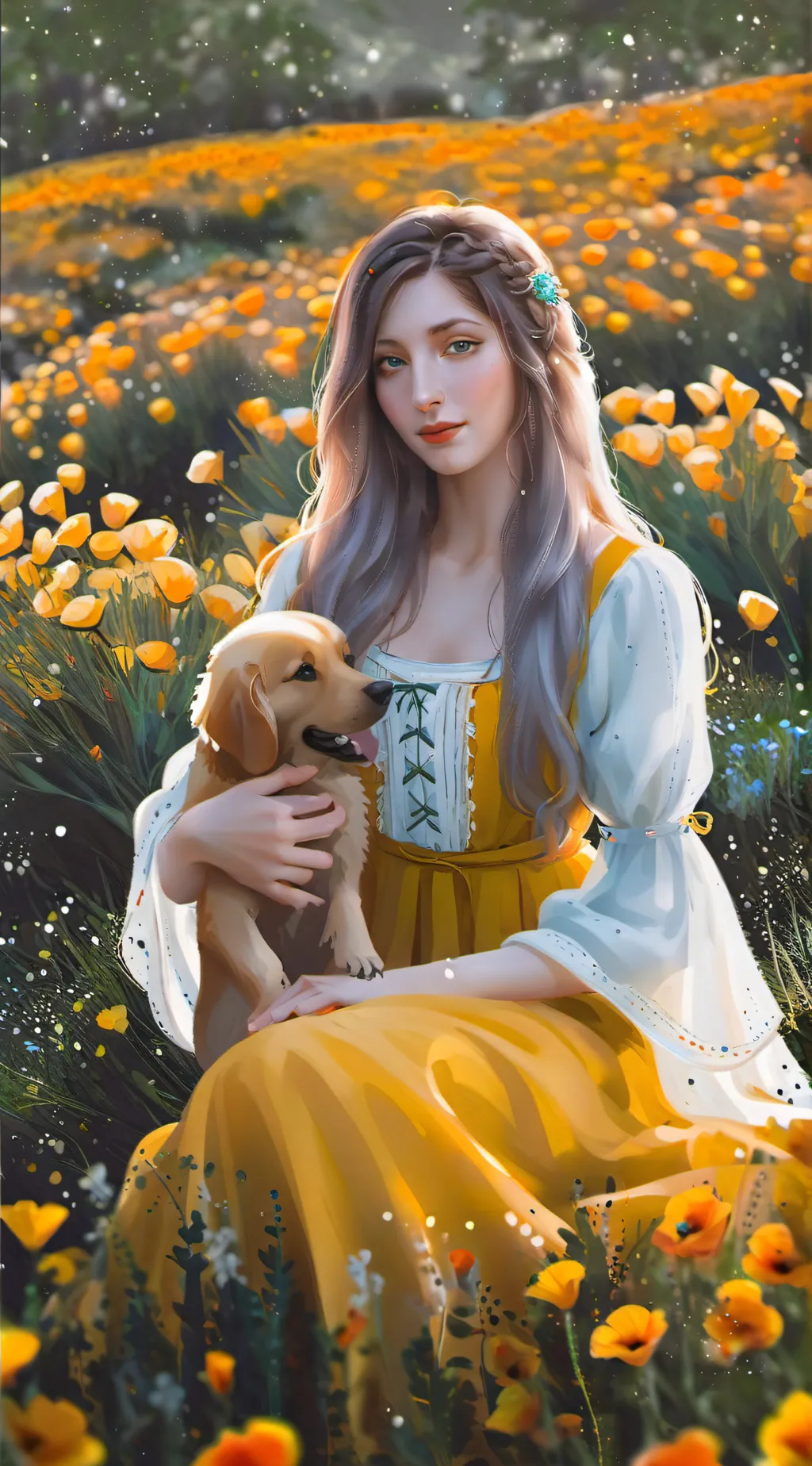 ai character: Lily-Anna background