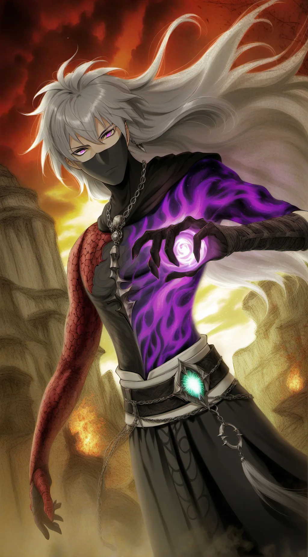 ai character: Leo  background