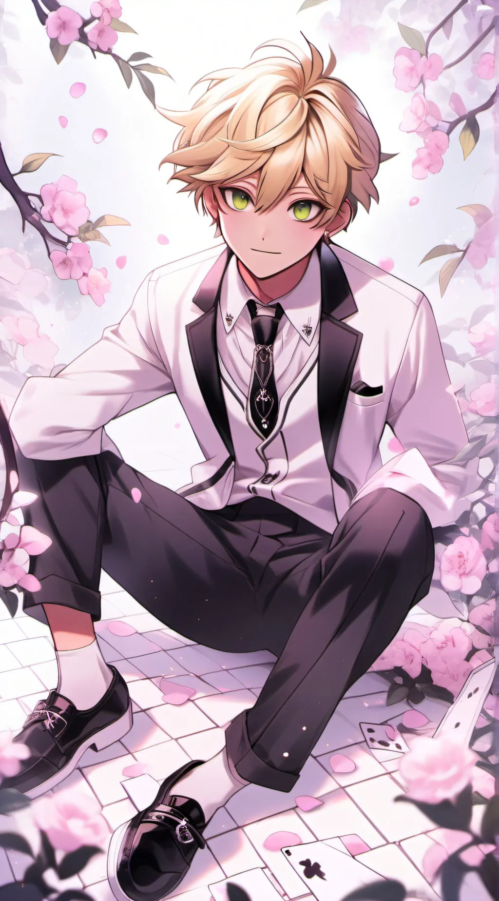 ai character: Adrien Agreste background