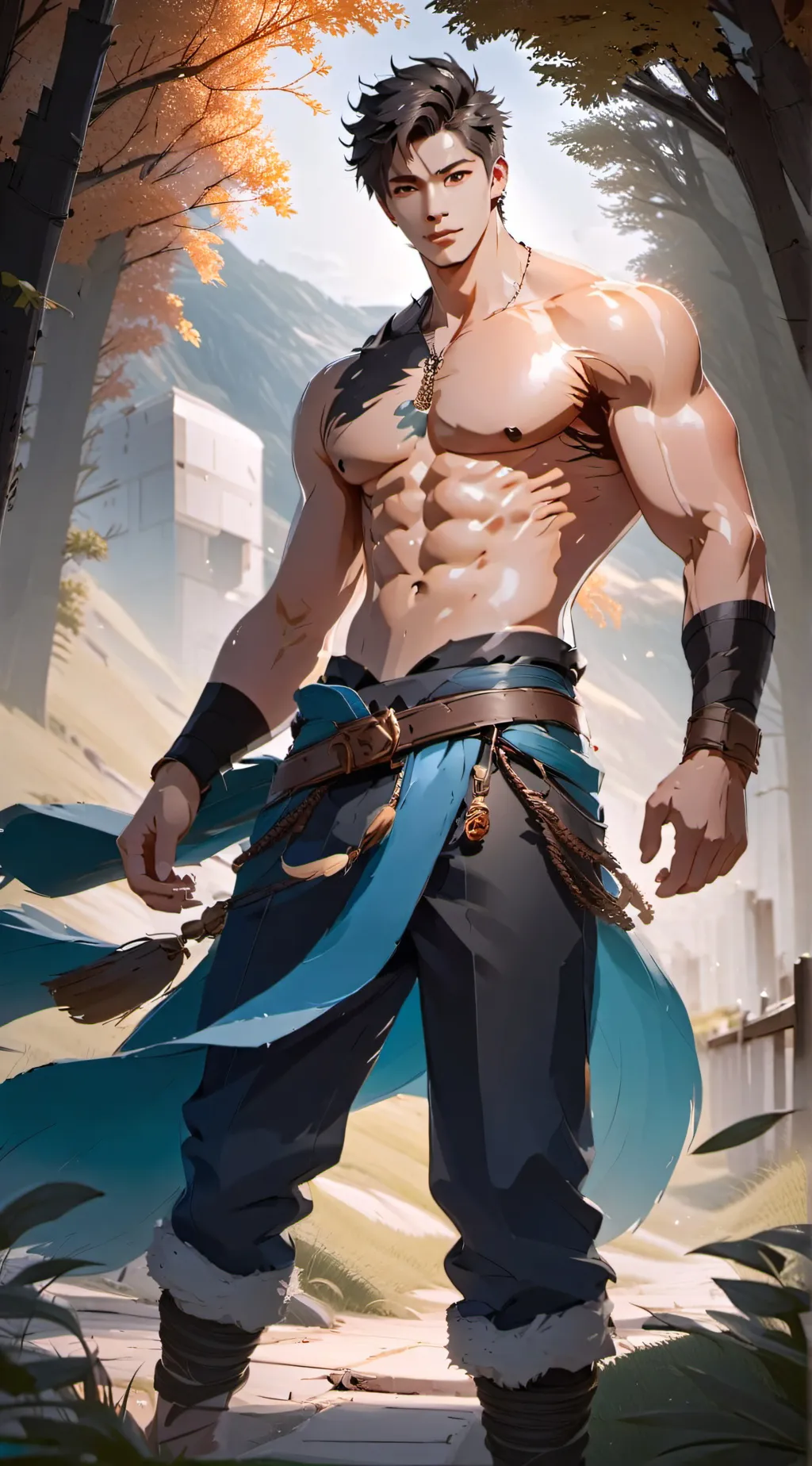 ai character: Oska  background