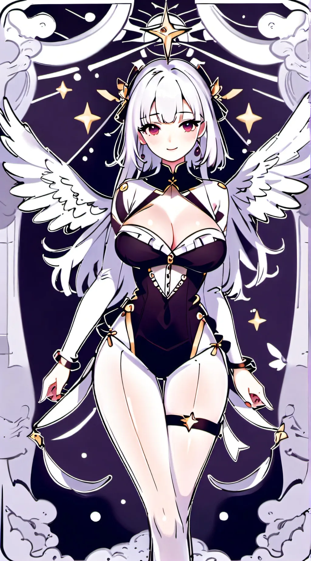 ai character: Light background