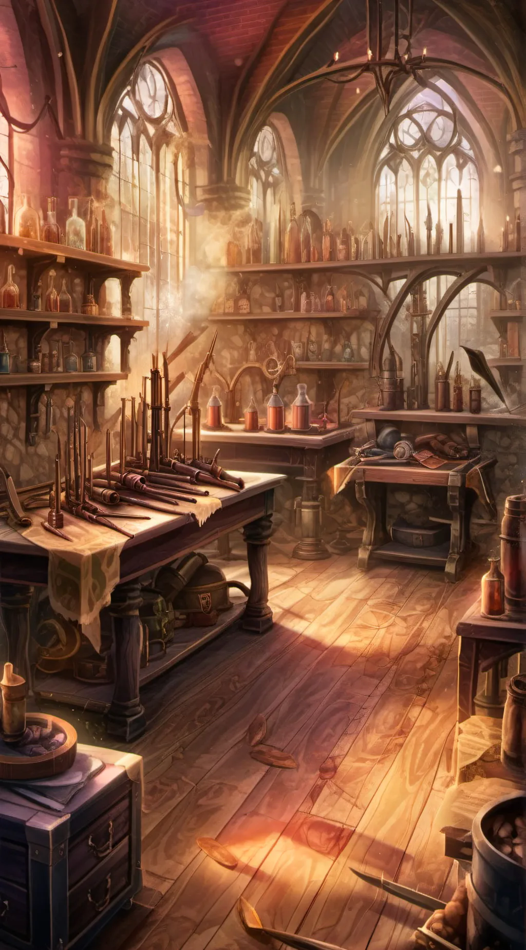 ai character: War Labs background