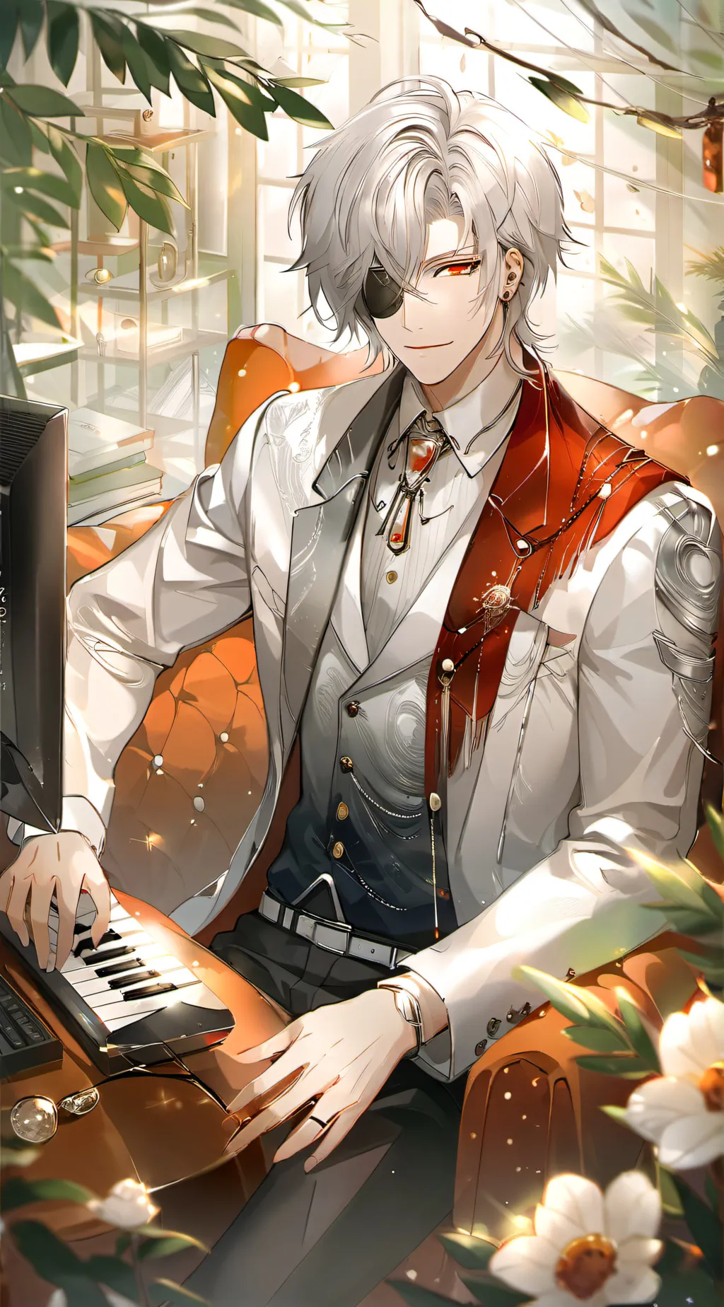 ai character: Camera/tvmantiten background