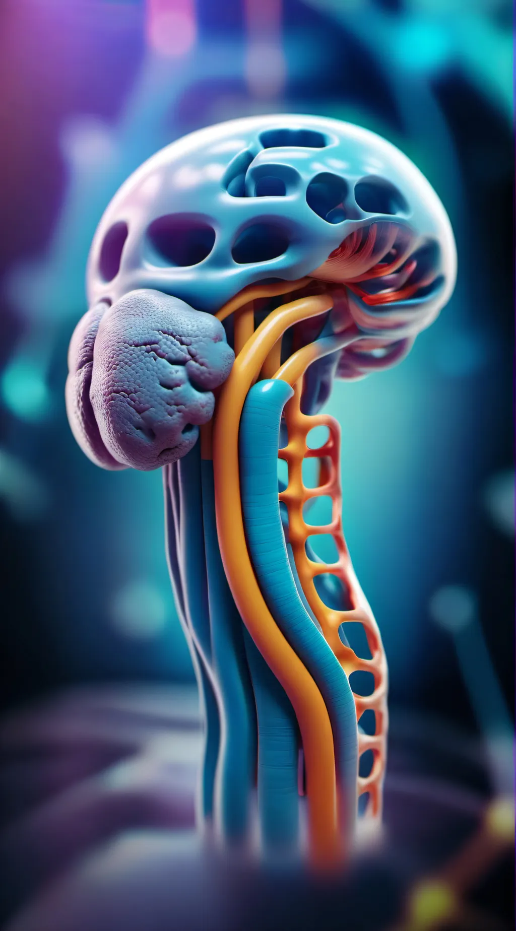 ai character: Human body background