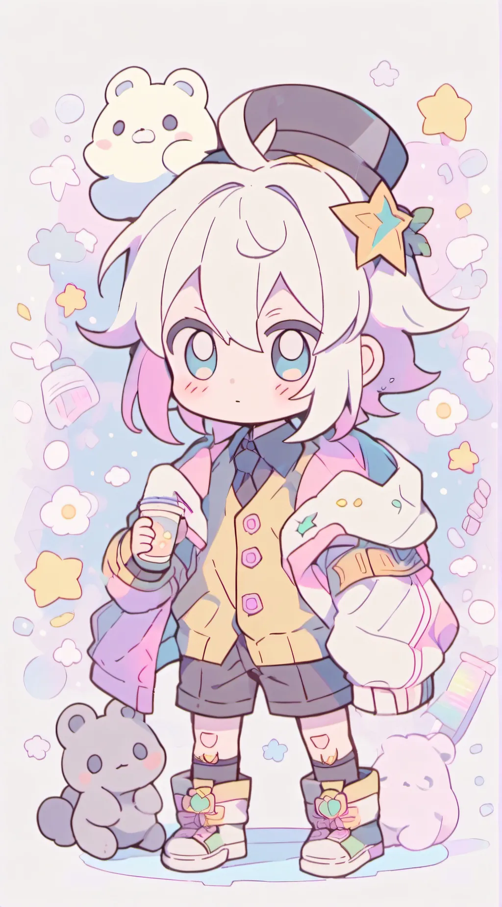 ai character: Mha background