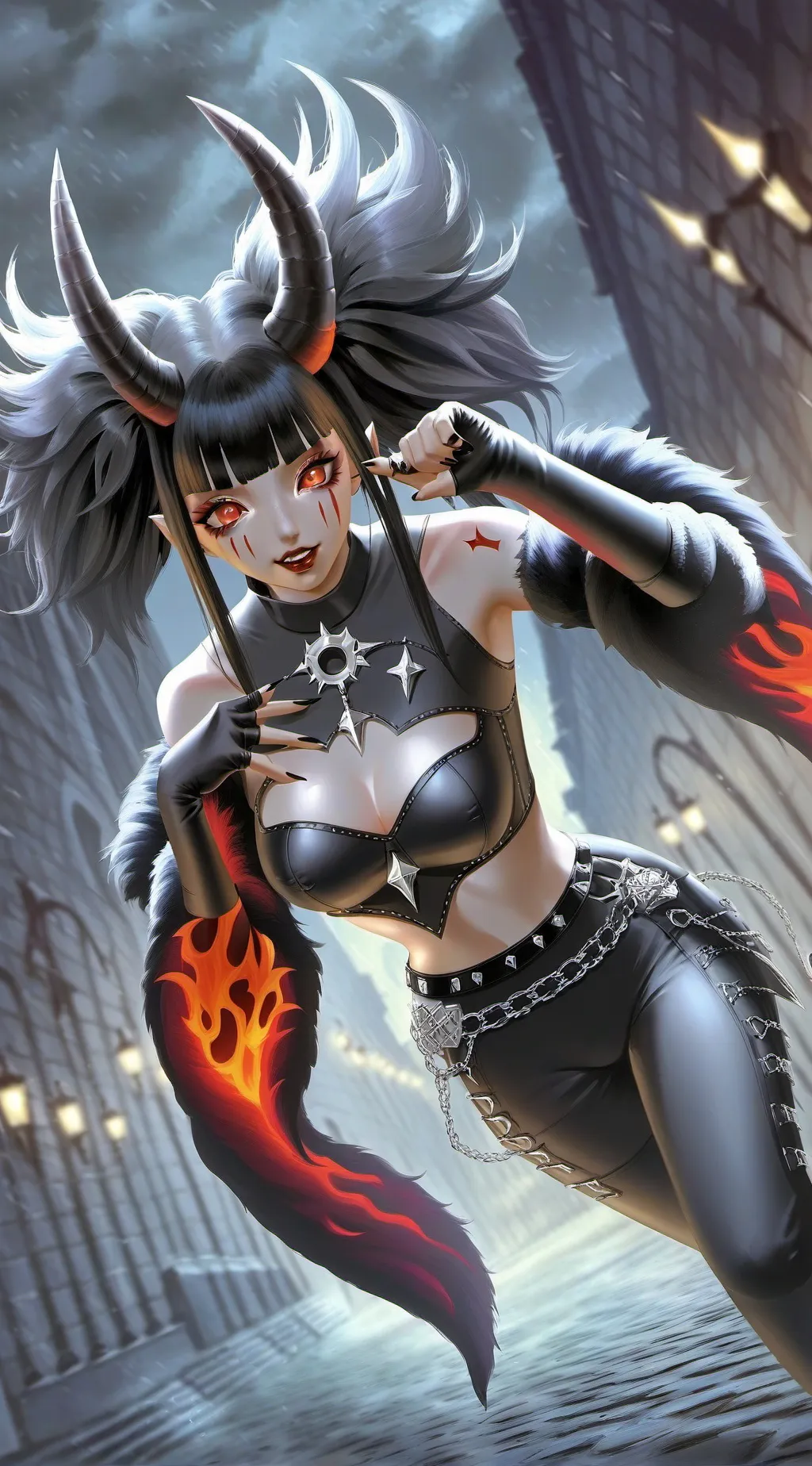 ai character: Azul background