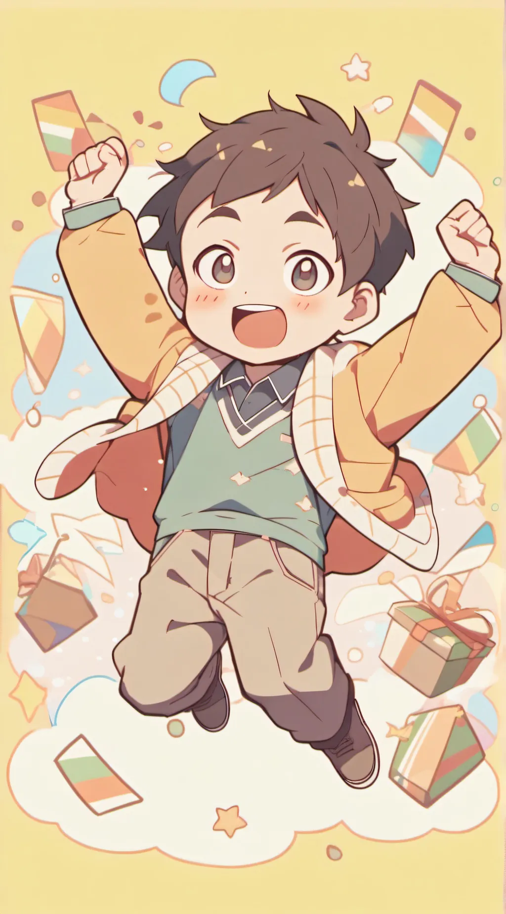 ai character: Gd dad background