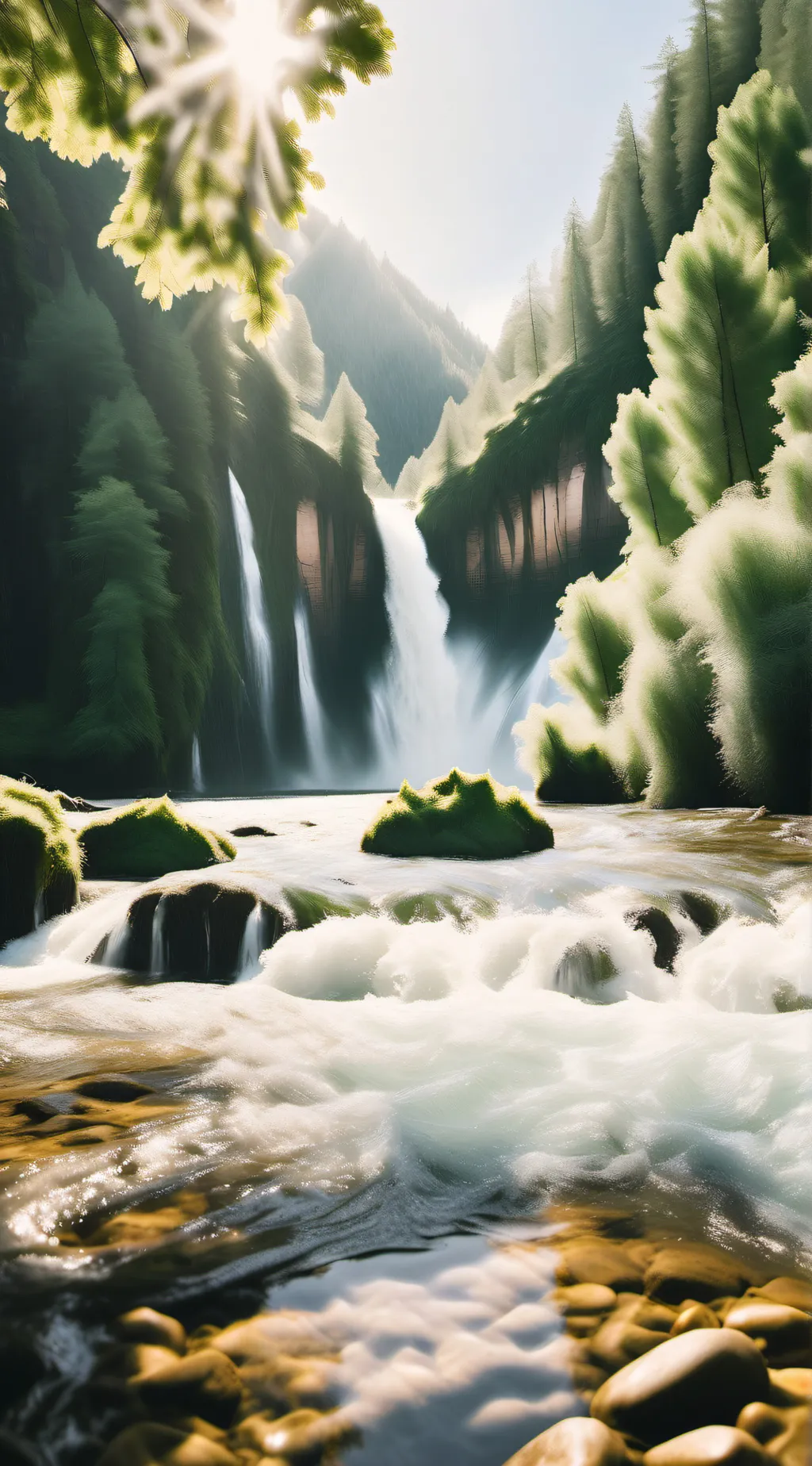 ai character: Hh lake/camping background