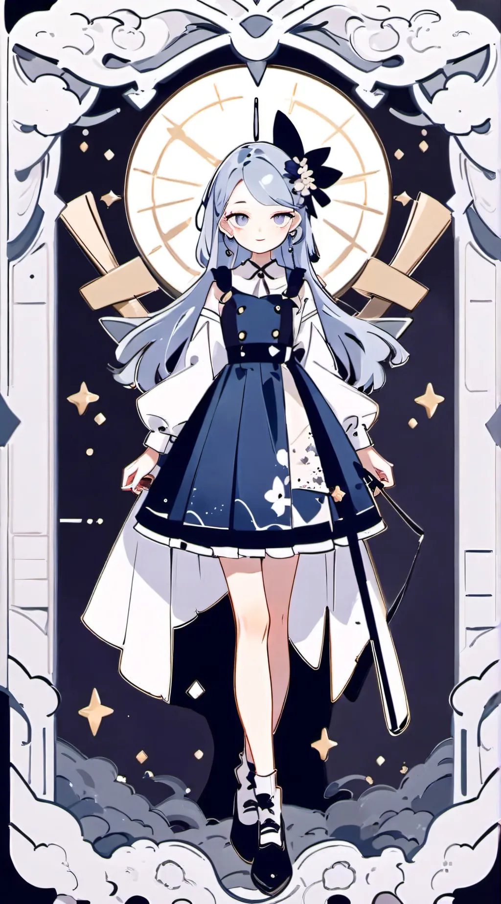 ai character: Amelia Celestine background