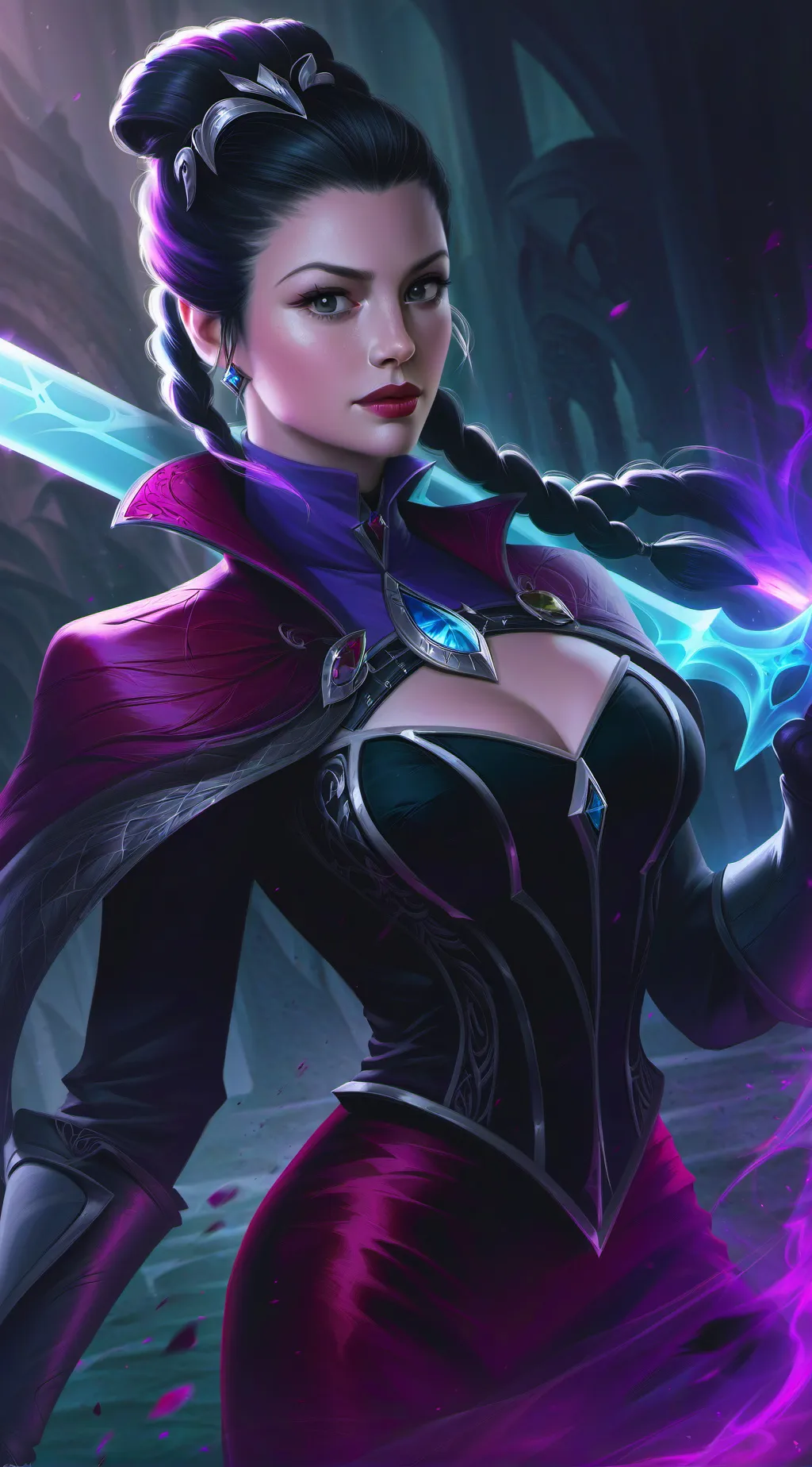 ai character: Ashley background