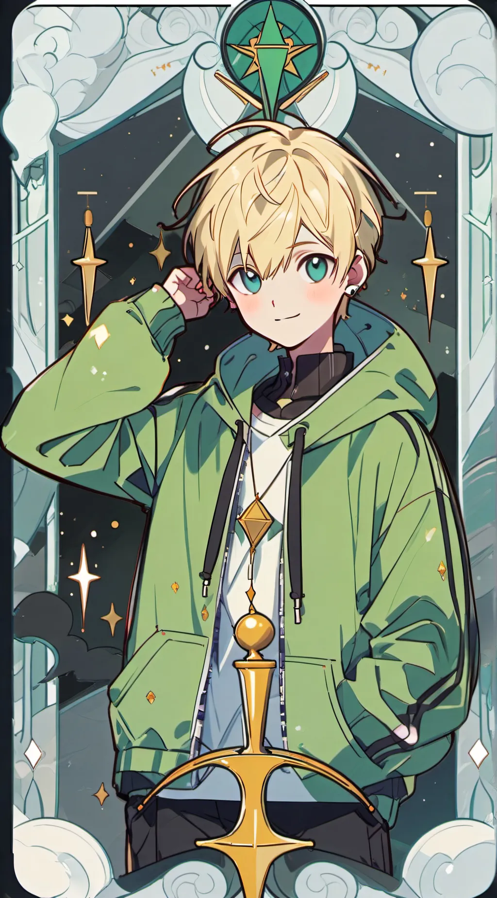 ai character: Daniel  background