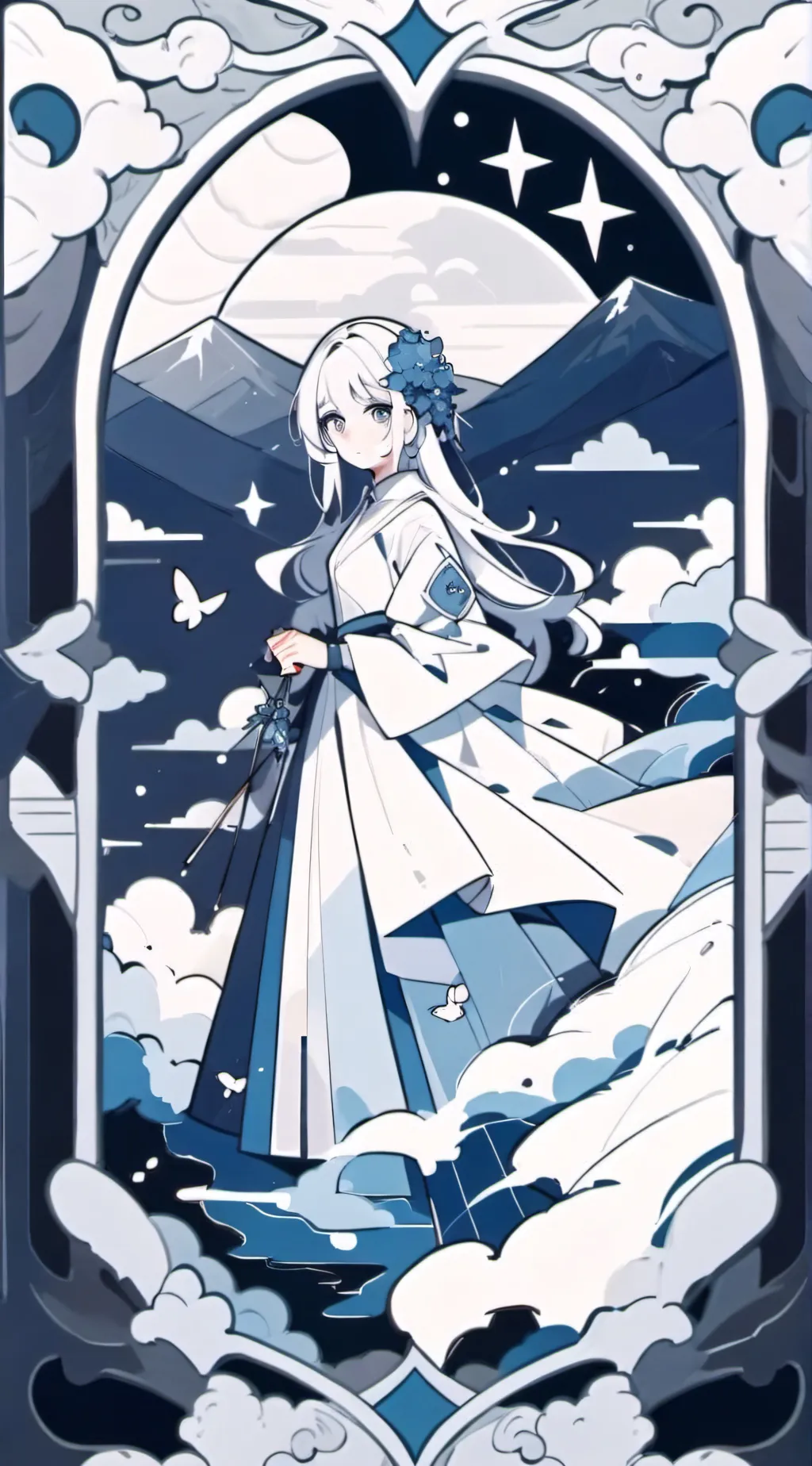 ai character: (✿◠‿◠) Lisa background