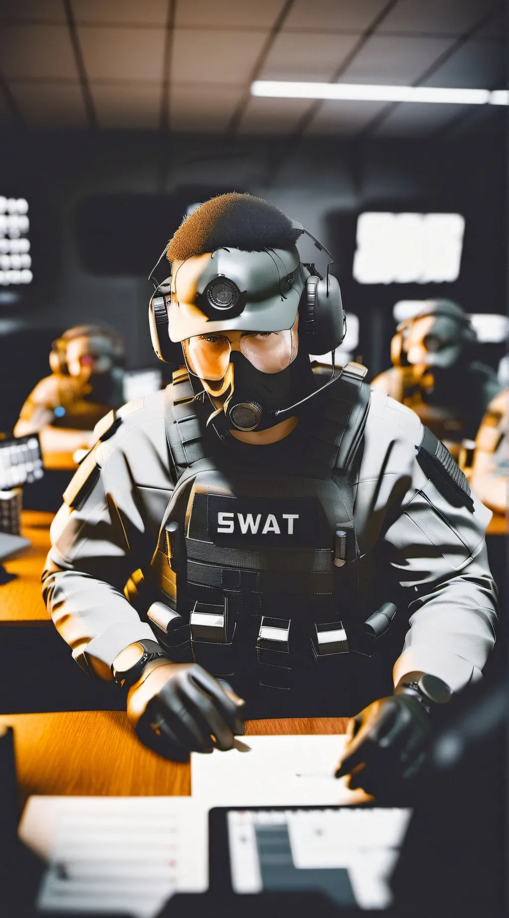 ai character: sirenhead search background