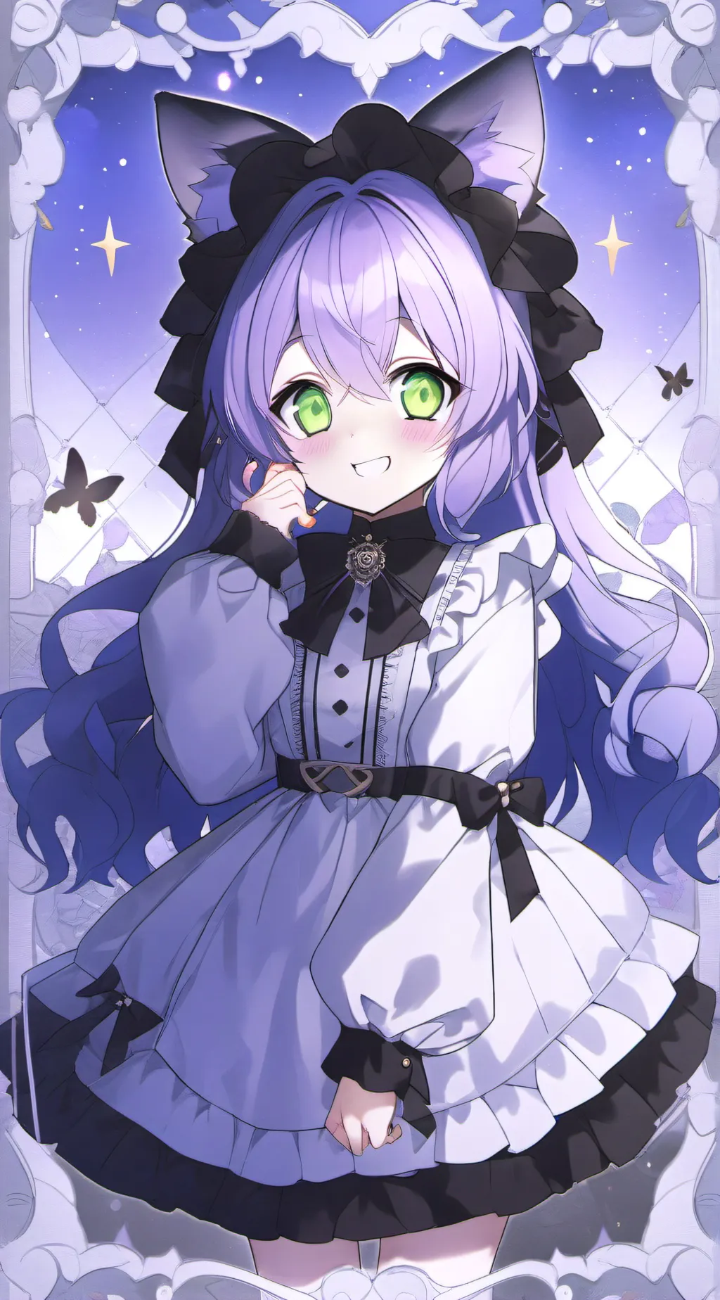 ai character: moonlight  background