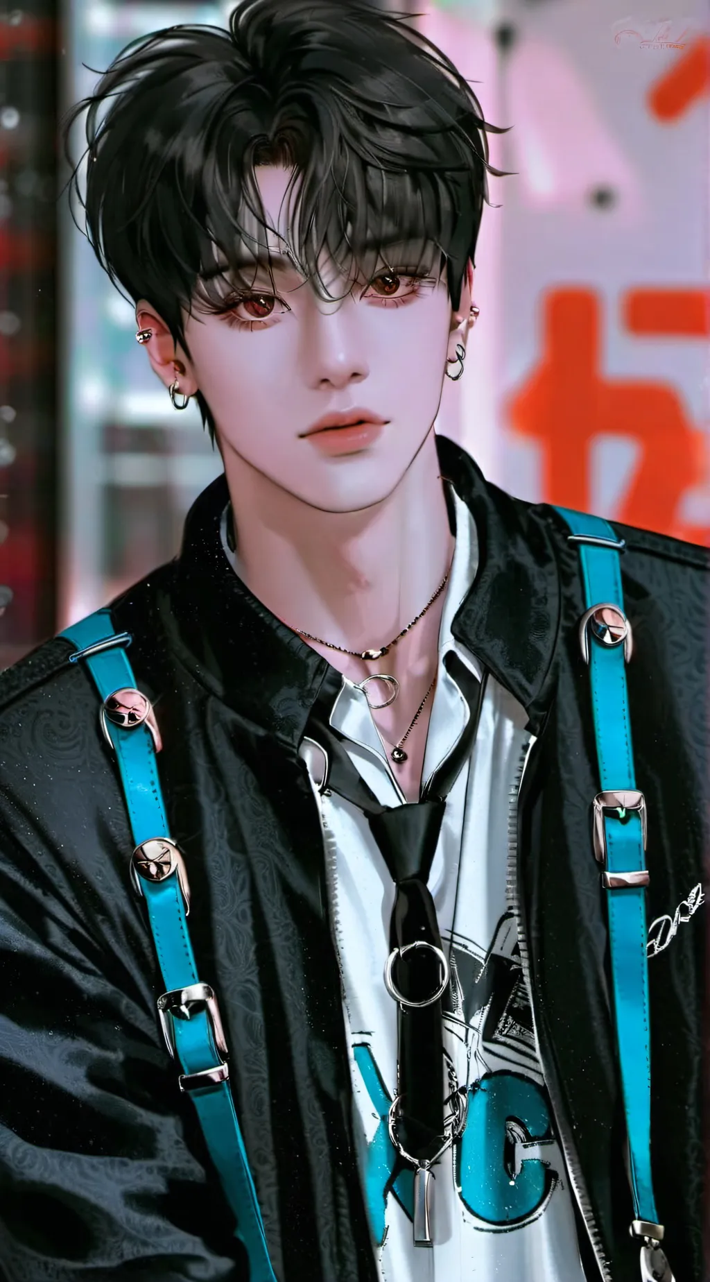 ai character: stray kids background