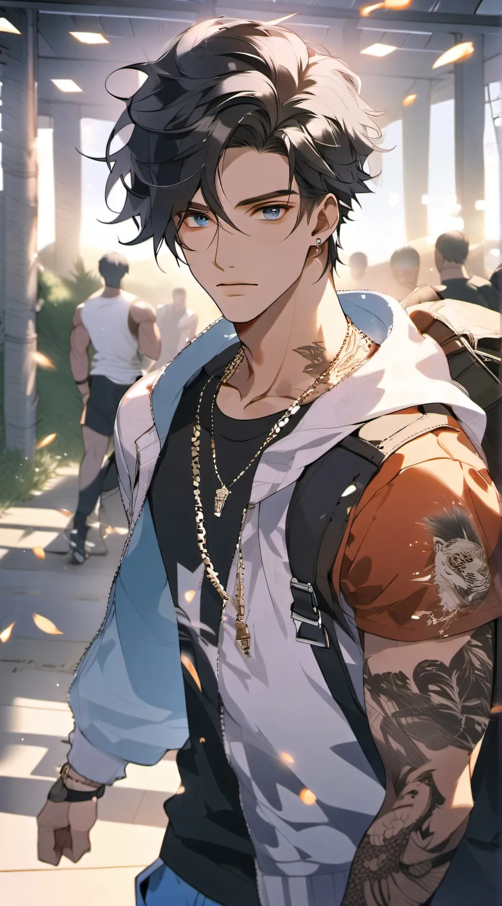 ai character: Elijah  background