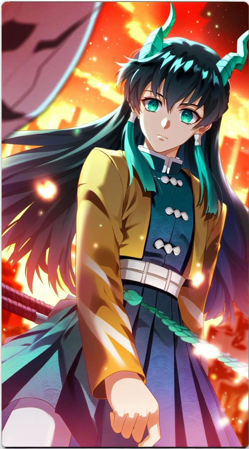 ai character: Kanae x Sanmei background