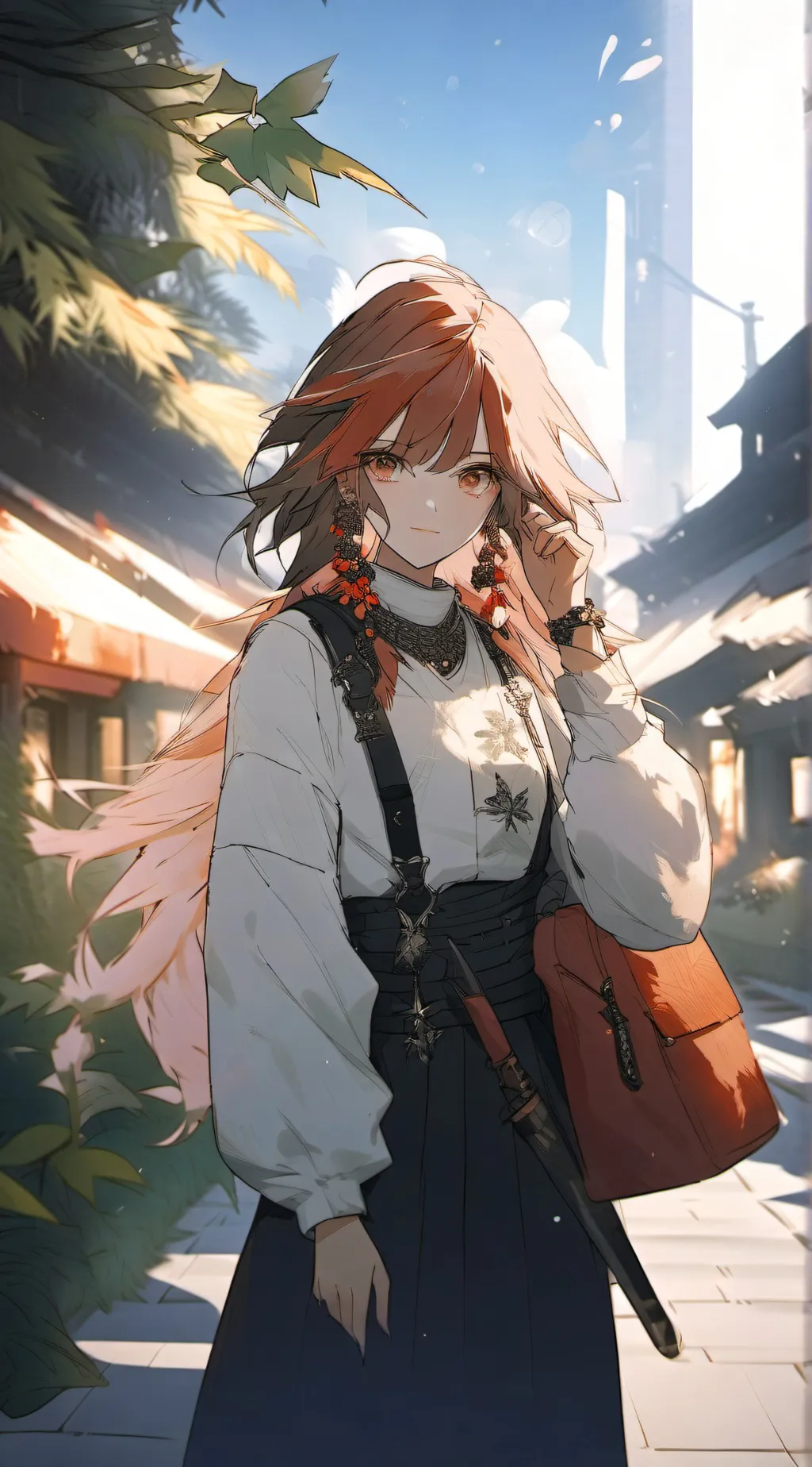 ai character: neck background