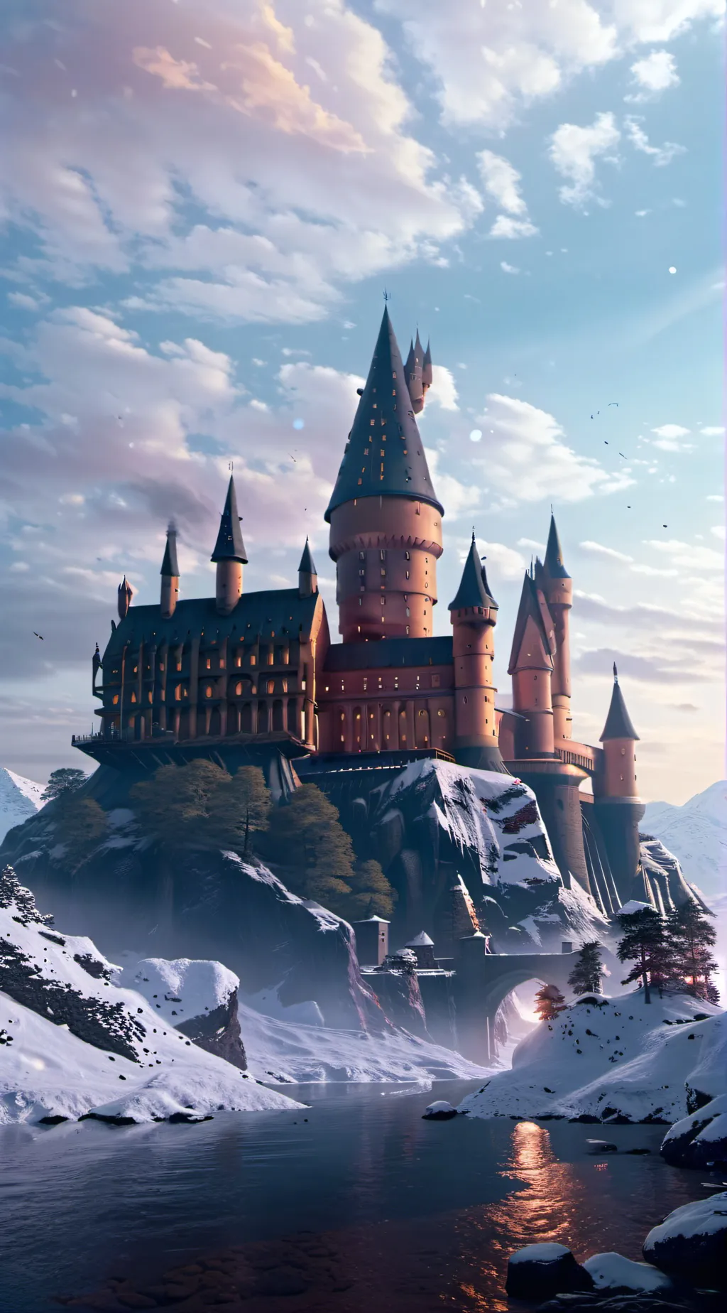 ai character: Hogwarts hi background