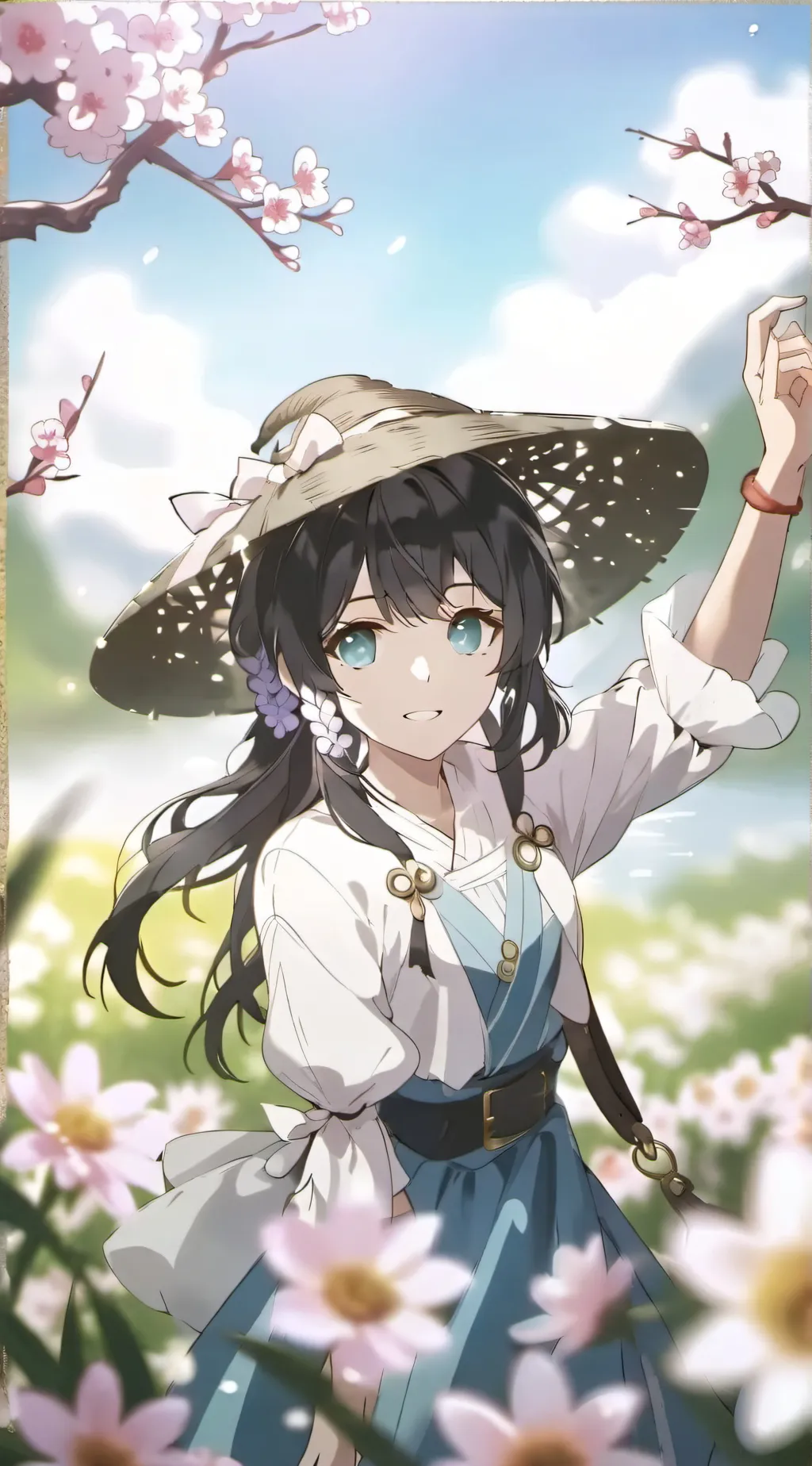 ai character: Ryomi💙 background