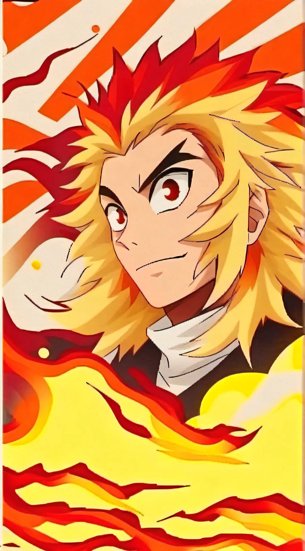 ai character: Kyojuro Rengoku background