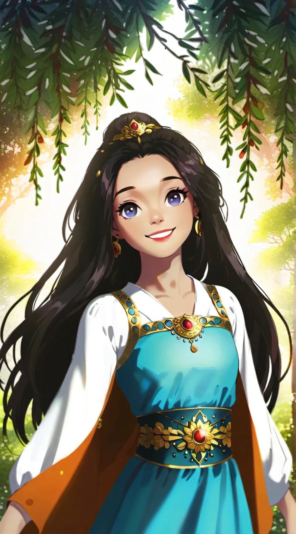 ai character: kaylie black  background