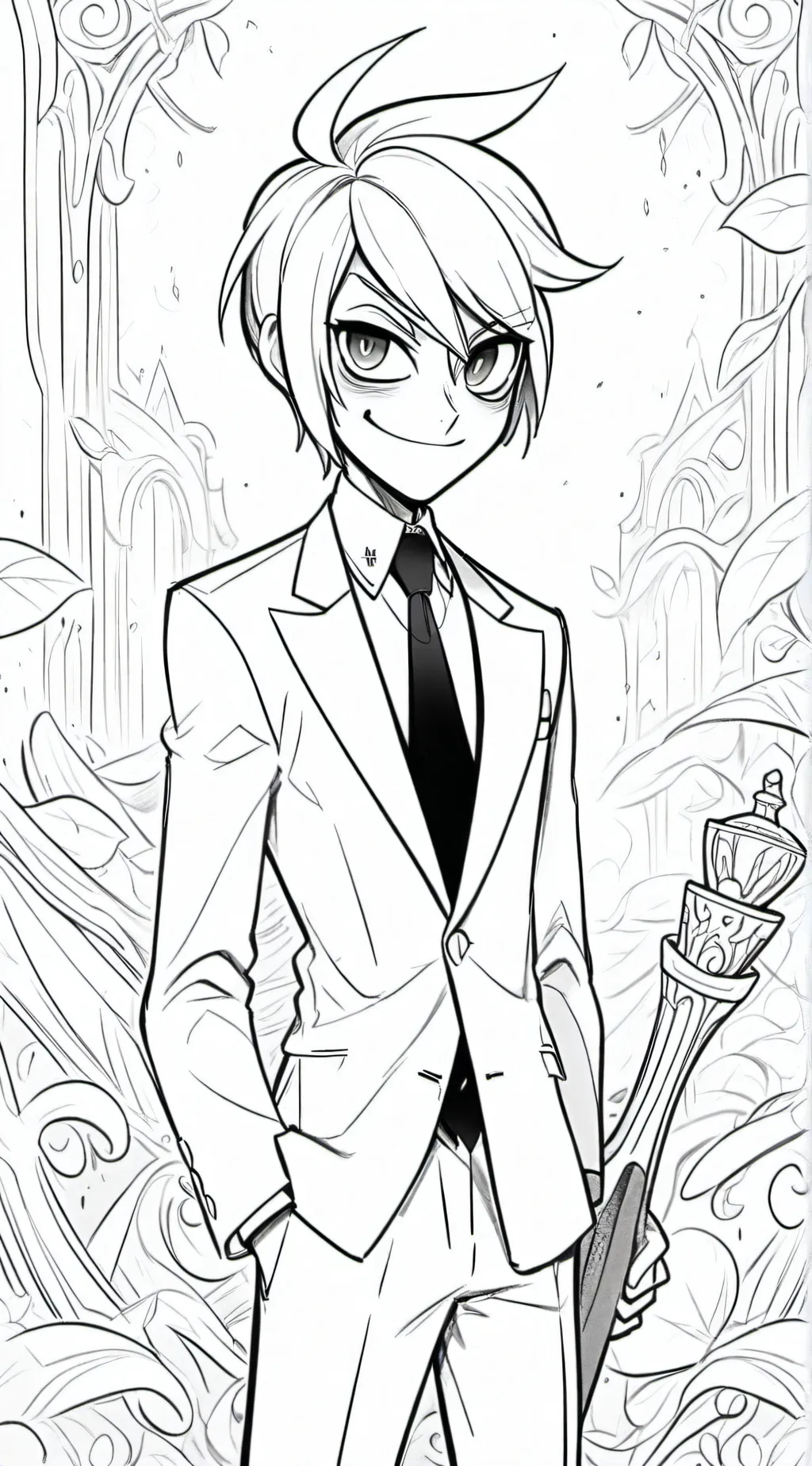 ai character: alaster background