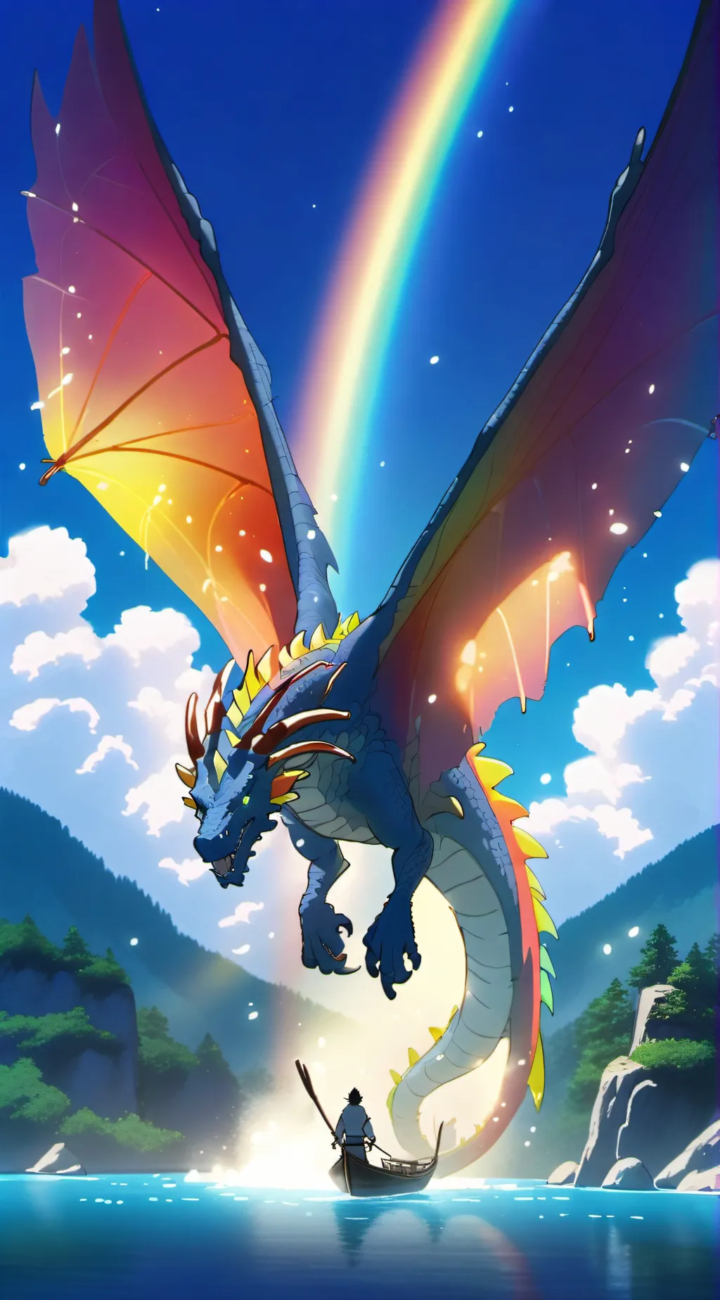 ai character: Dragon school!!!!! background