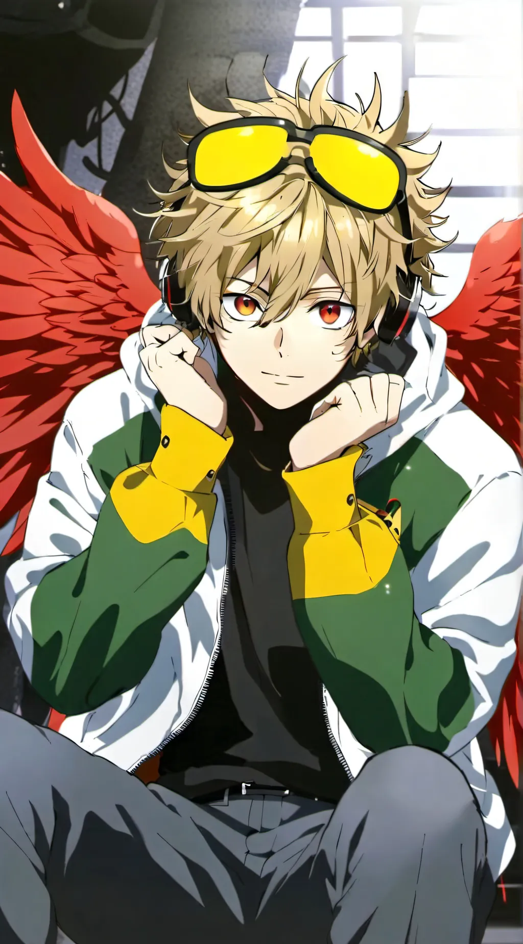 ai character: Keigo Takami background