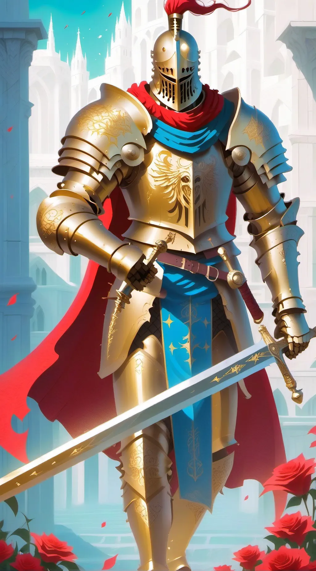 ai character: Knight background