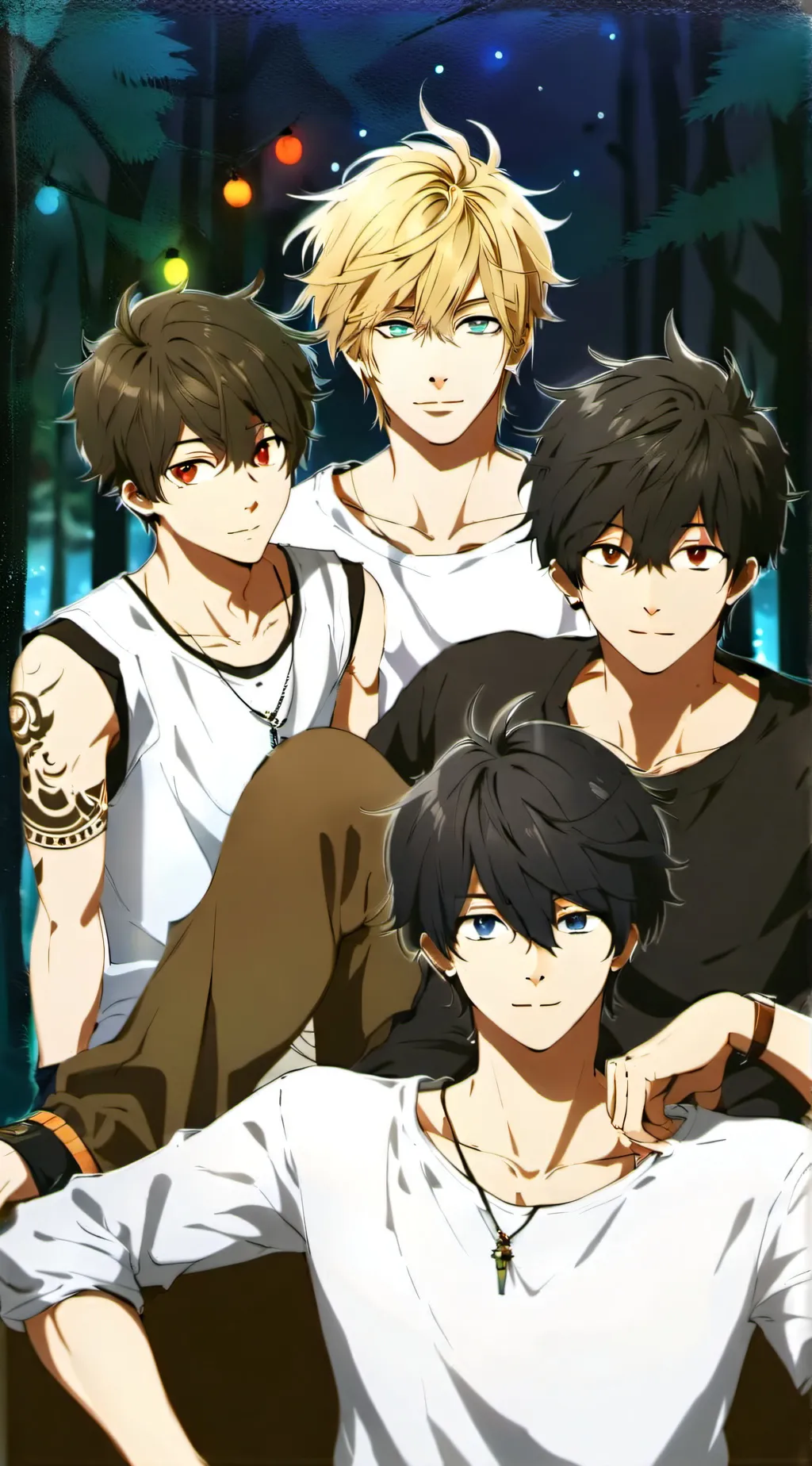 ai character: The iconic four background