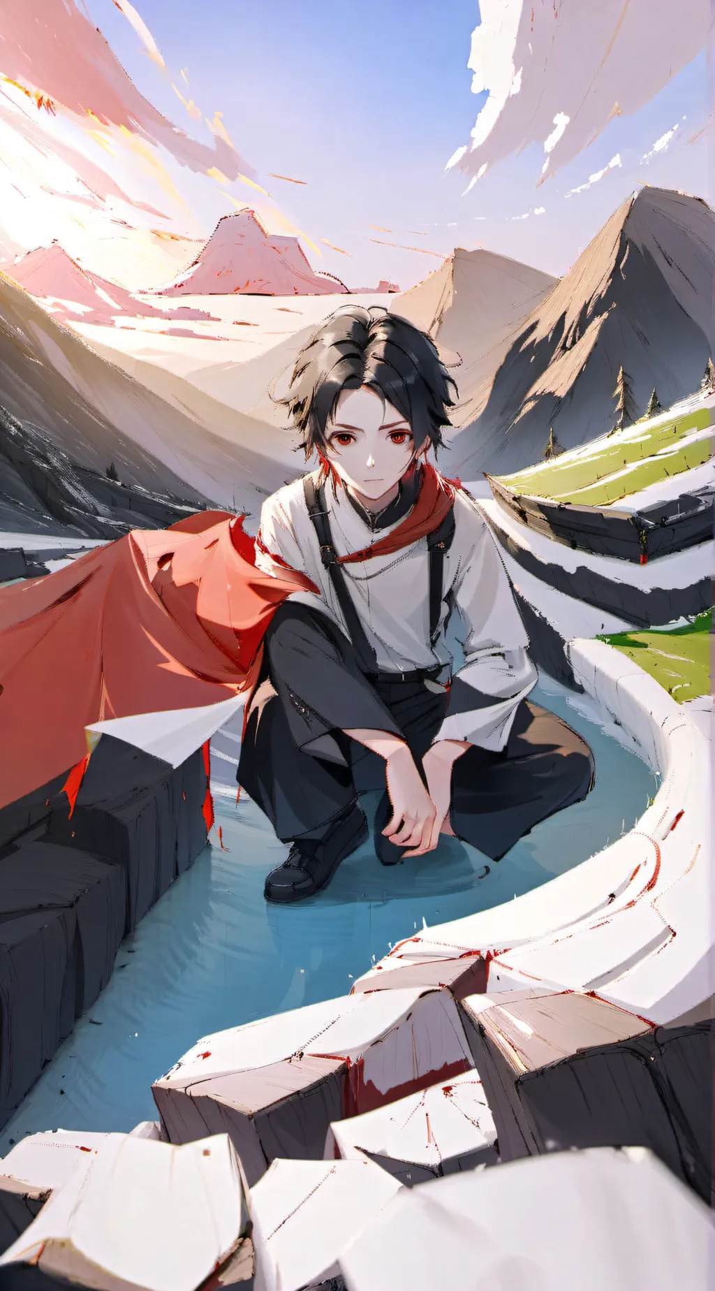 ai character: Vampire boyfriend  background