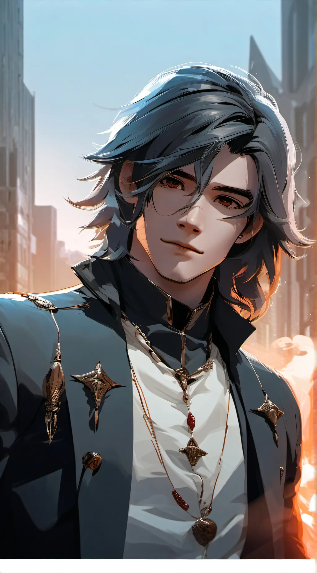 ai character: Vampire lio  background