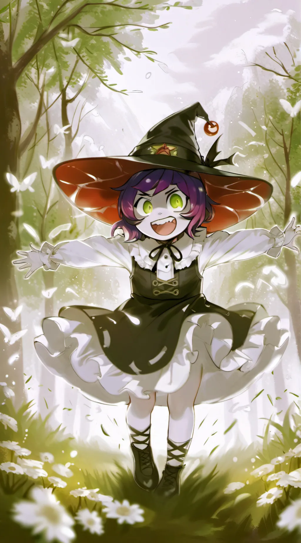 ai character: nori*evil* background