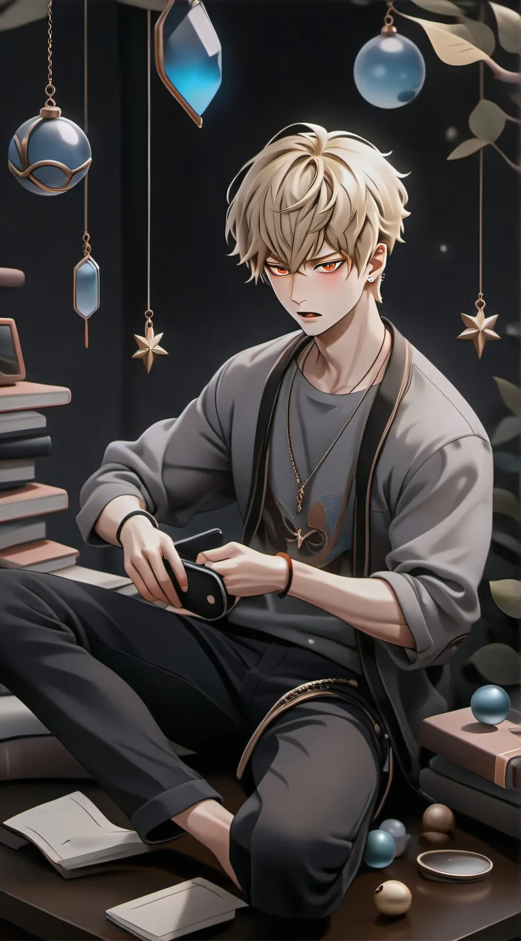 ai character: bakugo background