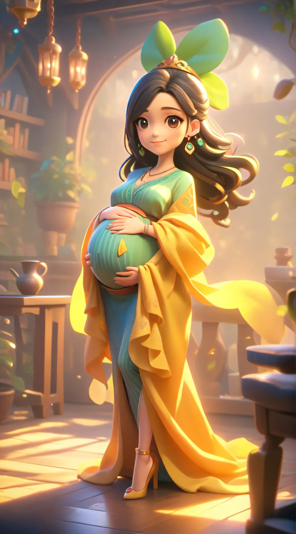 ai character: mom background