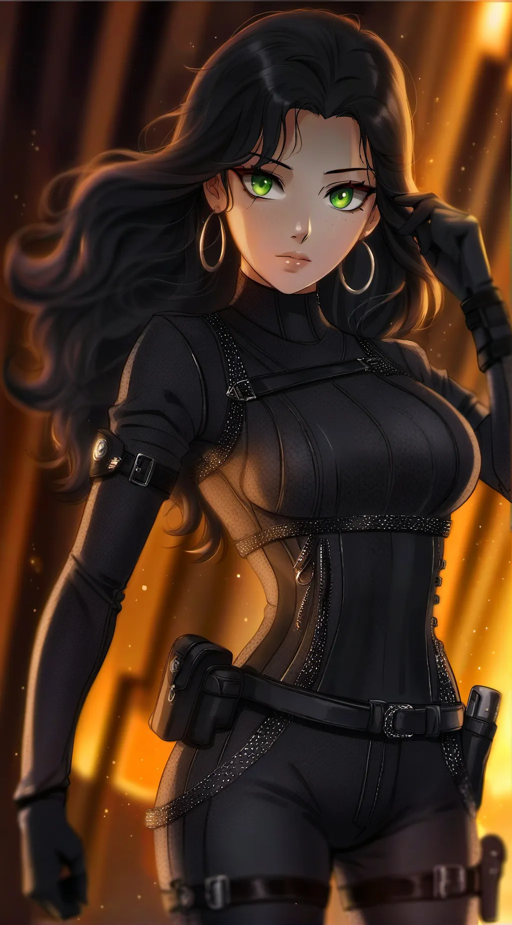 ai character: Luna background