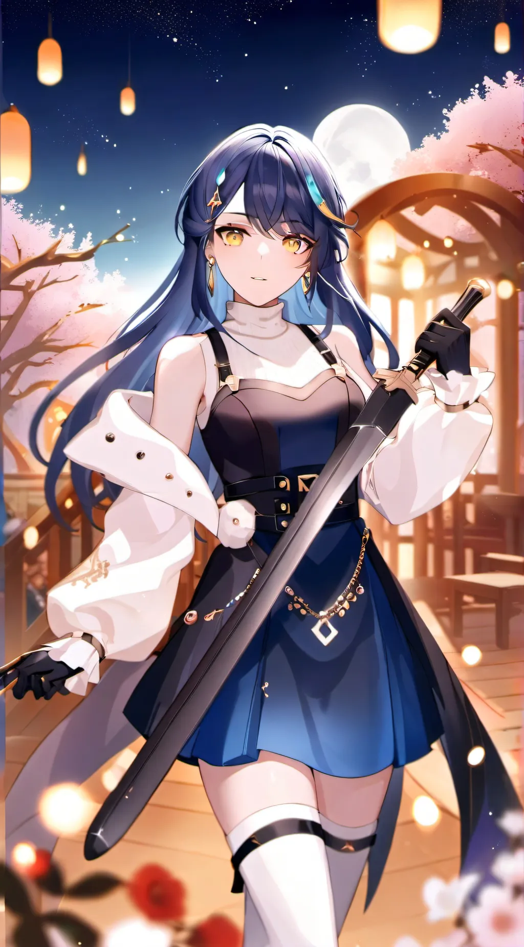 ai character: Urushi background