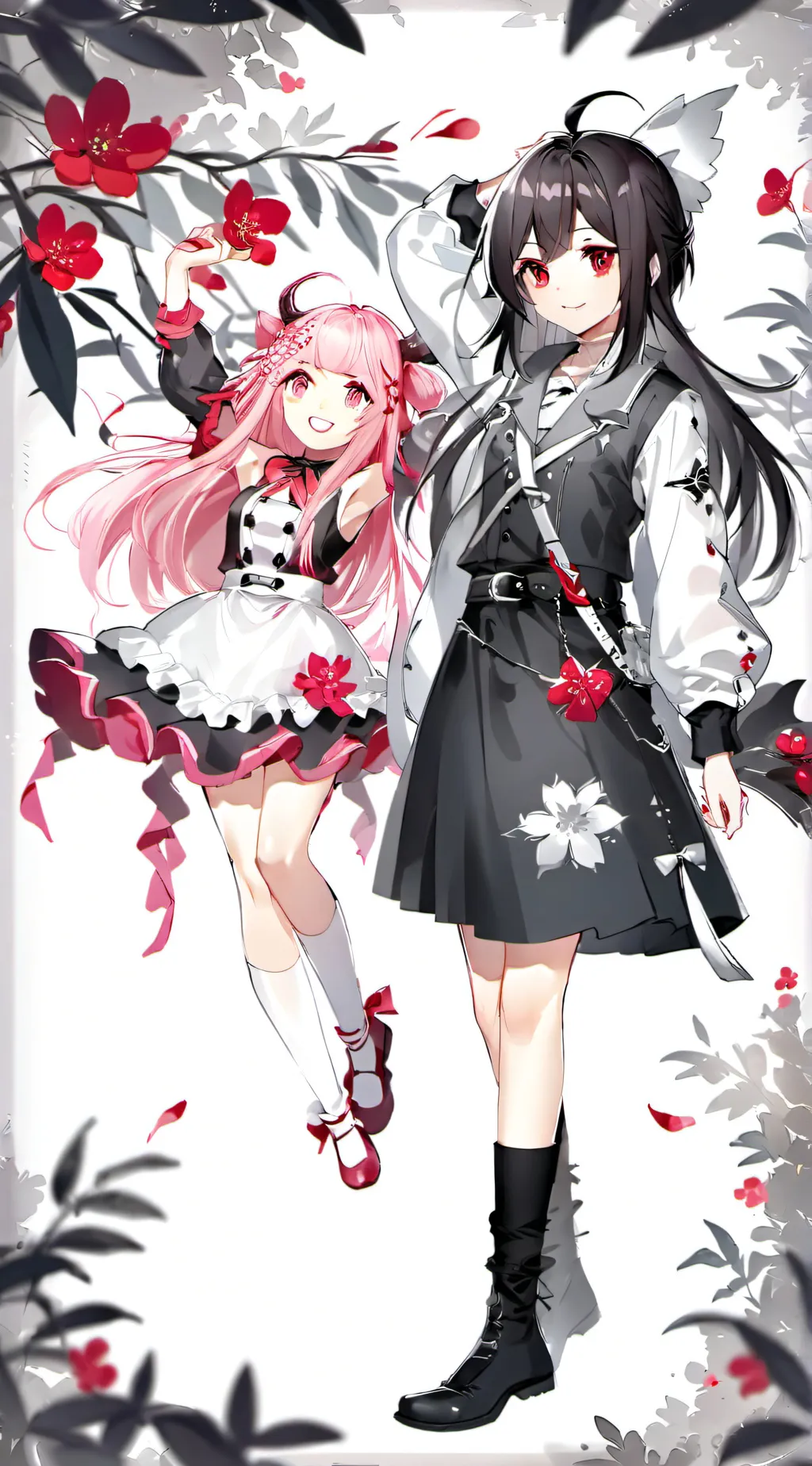 ai character: mia and clia background